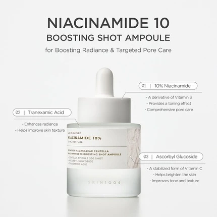 Ampoule Skin1004 Madagascar Centella Niacinamide 10 Boosting Shot Ampoule