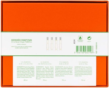 Набор Туалетной Воды Hermes La Collection Des Parfums Jardins