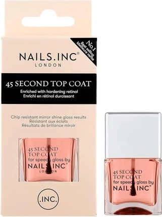 Верхнее покрытие для ногтей Nails Inc Быстросохнущая формула