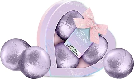 Набор бомбочек для ванны Baylis & Harding с маслом жожоба, ванилью и миндальным маслом "Роскошный"