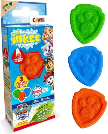 Bath Bombs Inkee with Almond Oil - Pack of 3
