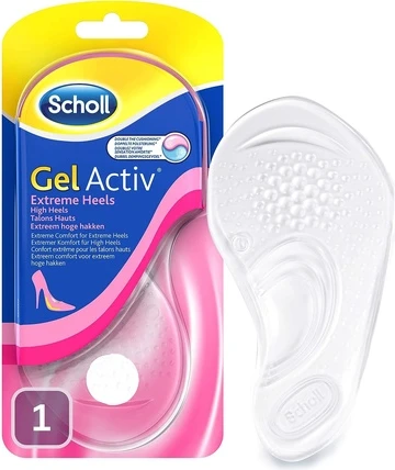 Стельки Scholl Gel Activ Comfy для экстремально высоких каблуков