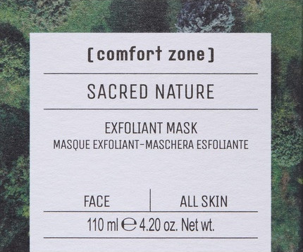Очищающая маска Comfort Zone Sacred Nature