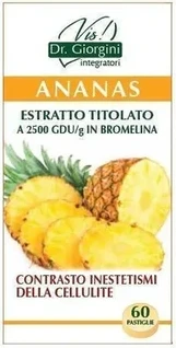 Биологически Активная Добавка Доктор Джорджини Экстракт Ананаса 2500 Ед. Ферментативной Активности/г в Мерной Банке