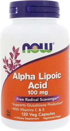Капсулы Now Foods NOW ALA 100мг с витамином C и E