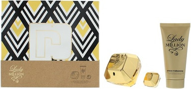 Набор-подарок с распылителем Eau De Parfum Paco Rabanne Lady Million
