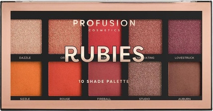Палетка теней Profusion Cosmetics Rubies