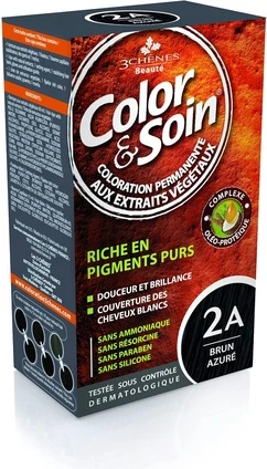 Permanent Hair Color Les 3 Chenes Color & Soin Brown Azure