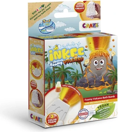 Bath Bomb Inkee Inkee Foamy Volcano