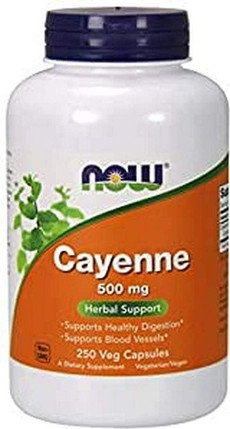 Капсулы Now Foods Кайенский перец