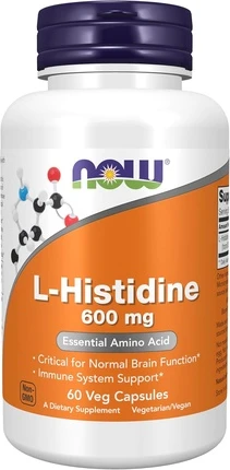 Аминокислота Now Foods L-Гистидин 600мг