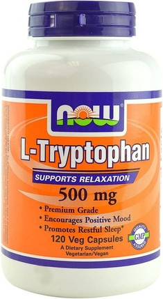Капсулы Now Foods L-Триптофан 500мг