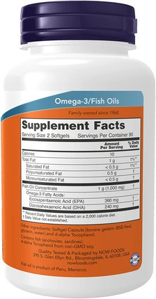 Биологически активная добавка Now Foods Omega-3 Мини-капсулы