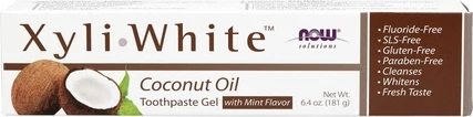 Зубная паста Now Foods Xyliwhite с кокосовым маслом