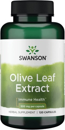 Капсулы Swanson Olive Leaf Extract