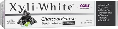 Зубная паста Now Foods Xyliwhite Угольная Освежающая Мята
