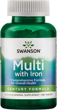 Мультивитаминные таблетки Swanson