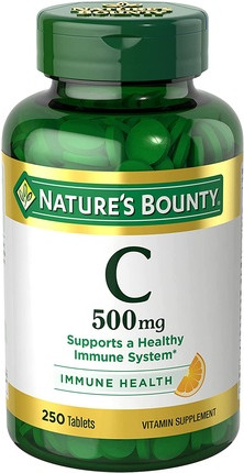 Таблетки Nature's Bounty Витамин С для поддержки иммунитета
