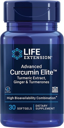 Сыворотка с витаминами Life Extension Advanced Curcumin Elite Экстракт куркумы с имбирем и тумерунами