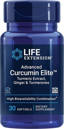 Сыворотка с витаминами Life Extension Advanced Curcumin Elite Экстракт куркумы с имбирем и тумерунами