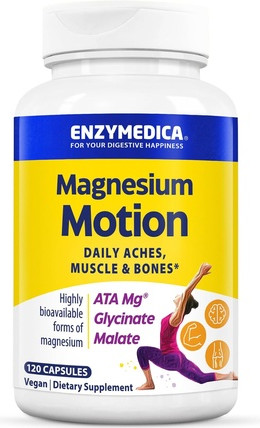 Минеральная добавка Enzymedica Magnesium Motion с 3 формами магния