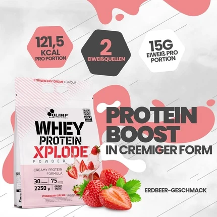 Протеиновый порошок Olimp Sport Nutrition Клубника