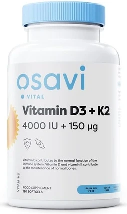 Сыворотка Osavi Витамин D3 + K2 4000 МЕ + 150 мкг