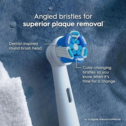 Сменные насадки для электрической зубной щетки Oral-B iO Ultimate Clean Белые
