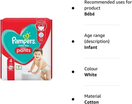Подгузники-трусики Pampers Baby-Dry