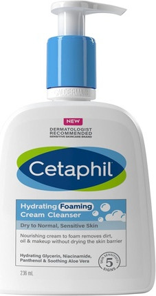 Пенящийся очищающий крем Cetaphil Увлажняющий