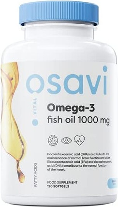Рыбий жир с лимоном в мягких капсулах Osavi