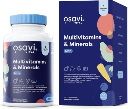 Мультивитамины и Минералы Osavi Полная Формула с 33 Питательными Веществами