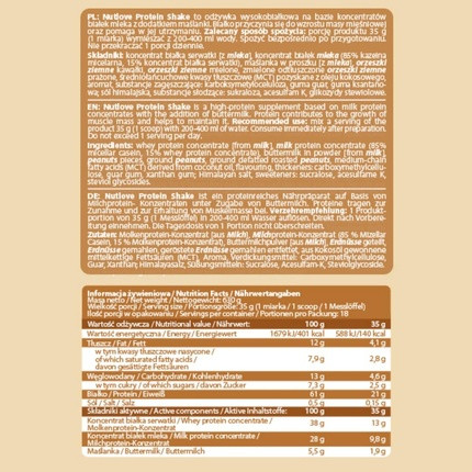Протеиновый порошок Заменитель пищи Без сахара Allnutrition