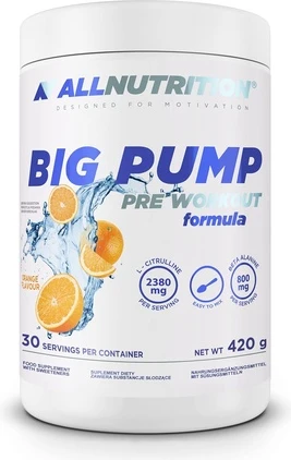 Пищевая добавка Allnutrition Big Pump Предтренировочный комплекс для повышения производительности