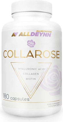 Капсулы Allnutrition Collarose Collagen с гиалуроновой кислотой, биотином и витамином С