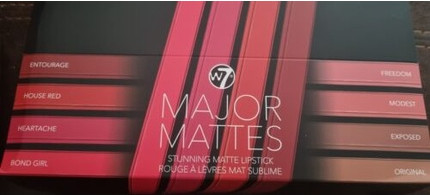 Помада W7 MajorMattes