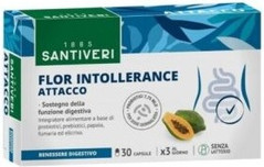 Пищевая добавка для здоровья пищеварения Santiveri Flor При атаке непереносимости