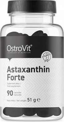 Капсулы Ostrovit Astaxanthin Forte Молодой вид, хорошее самочувствие