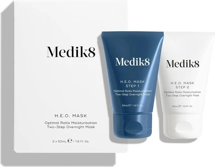 Увлажняющая маска для лица Medik8 H.E.O Optimal Ratio Moisturisation Двухэтапная ночная увлажняющая маска для лица Уход за кожей