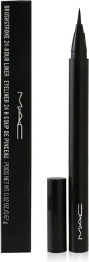 Кисть для подводки MAC Cosmetics Brushstroke 24 HR Eyeliner Brush коричневая