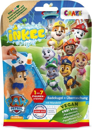 Bath Bombs Inkee with Canine Patrol Figure