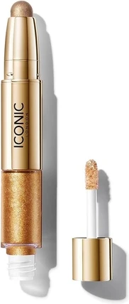 Тени-карандаш для век Iconic London Iconic Glaze Crayon с глиттером, двусторонний