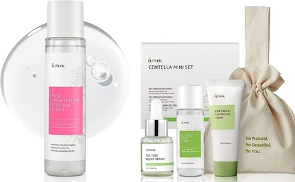 Набор для ухода за лицом Iunik Centella Mini Set Успокаивающий и увлажняющий