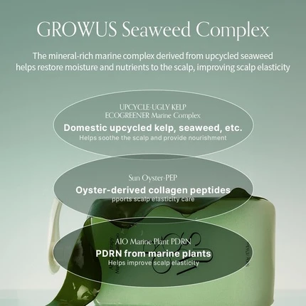 Шампунь Grow Gorgeous 'Algae Therapy' Минеральный шампунь с комплексом морских водорослей и биотином