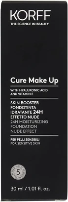 Тональная основа Korff Skin Booster Увлажняющая 24 часа Эффект обнаженной кожи