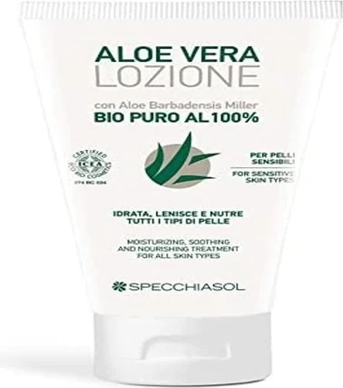 Лосьон для тела Specchiasol Aloe Vera Organic Pure 100%