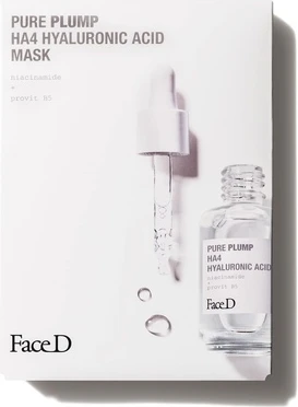 Увлажняющая маска для лица D Pure Plump с гиалуроновой кислотой AH4