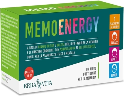Пищевая добавка Erba Vita Memo Energy c физраствором