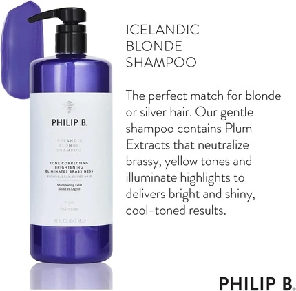 Шампунь Philip B Icelandic Blonde