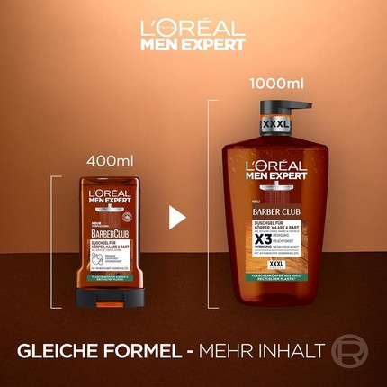 Гель для душа и шампунь L'Oreal Professional Men Expert